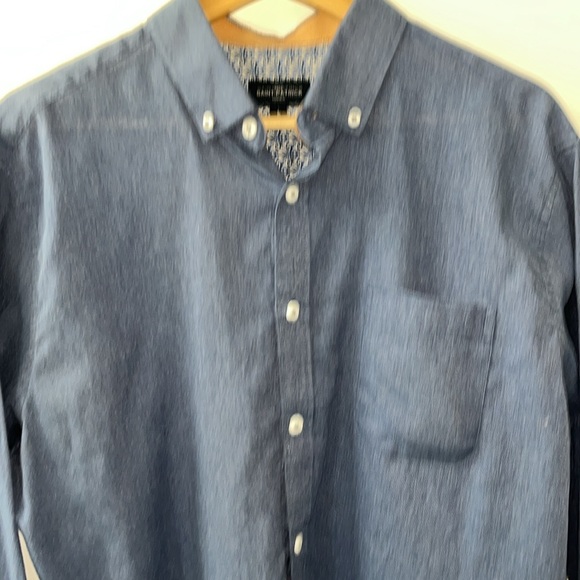 Rue Saint-Patrick Montreal Size Large Dress Shirt. Good Used Condition. Blue - Picture 4 of 16